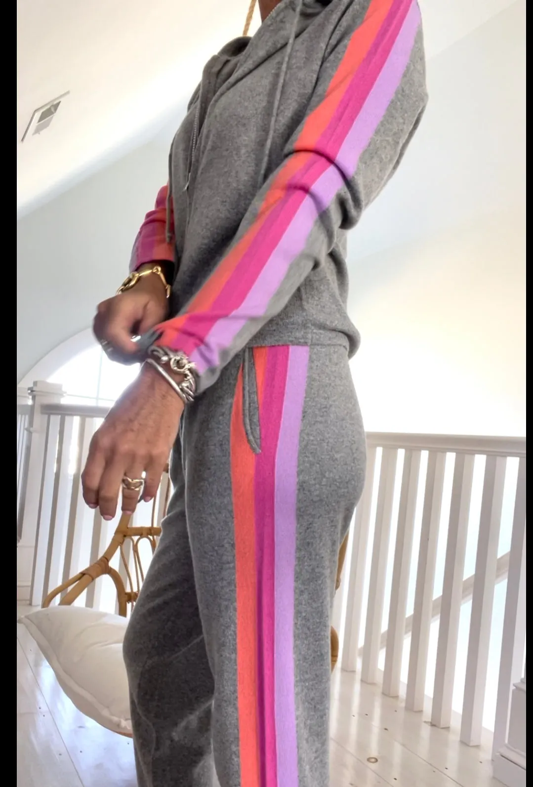 100% Cashmere Aviator Hoodie