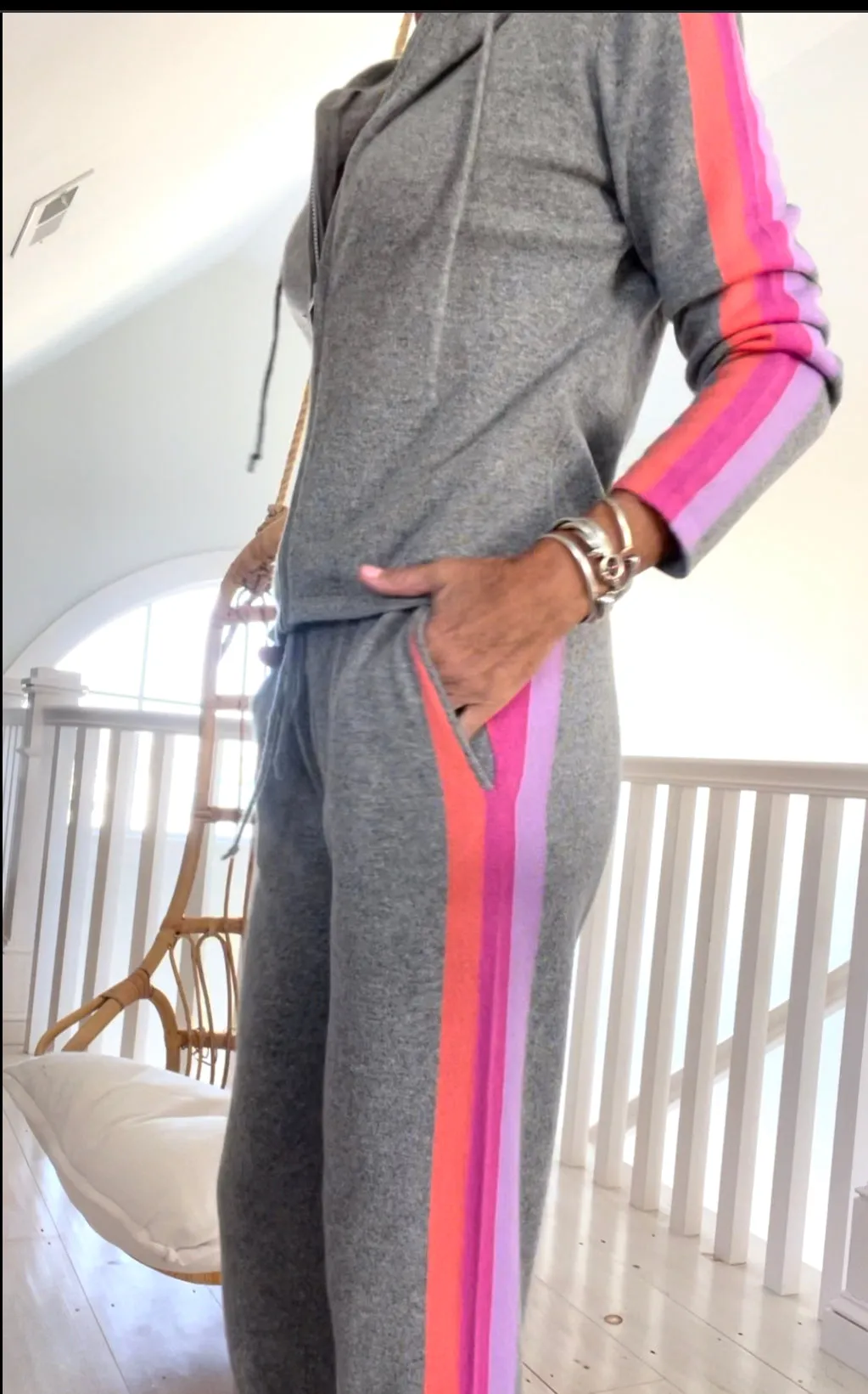 100% Cashmere Aviator Hoodie