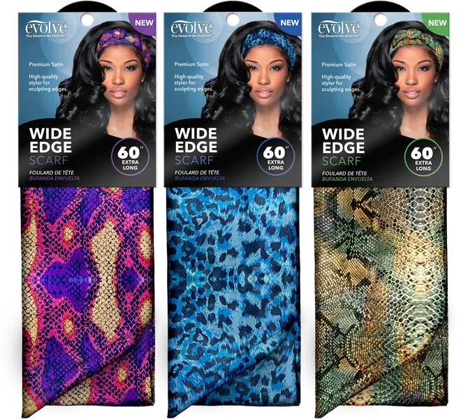 #1789 Evolve Wide Edge Scarf / Assort (12PC)