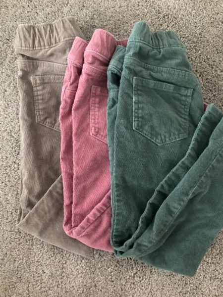 3 Pairs of Corduroy “Jeggings” - 3T-4T, Kids 3T