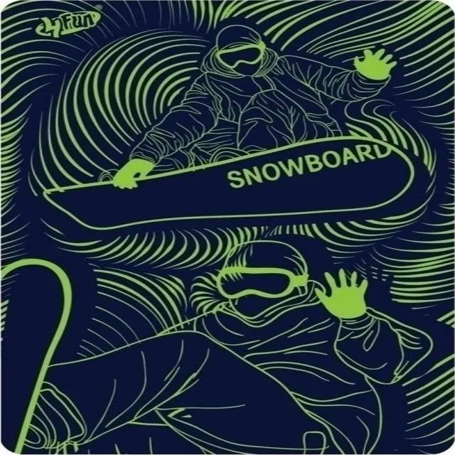 4FUN STD MULTIFUNCTIONAL SCARF -BLACK BOARD