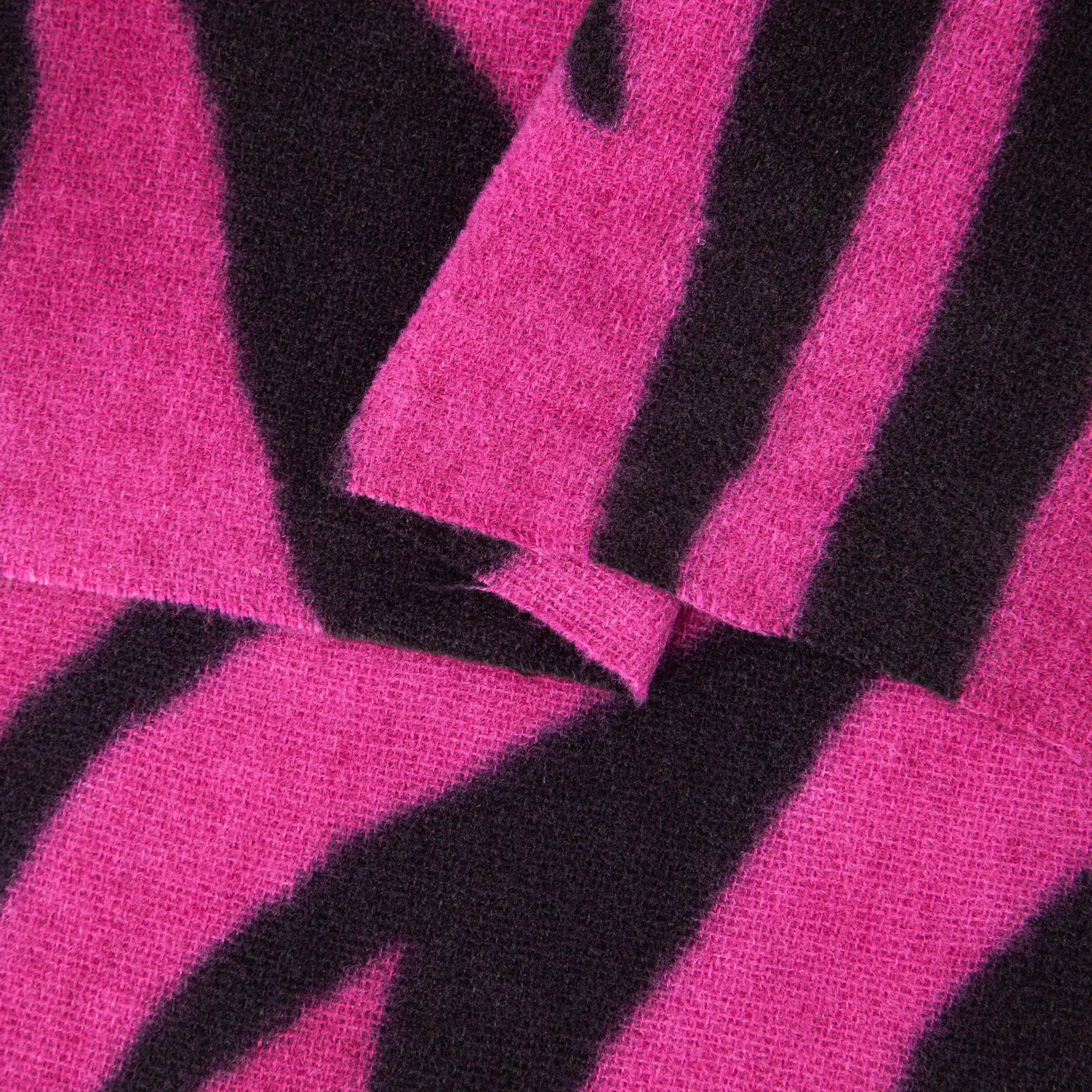 Ainslie Lightweight Scarf - Fuchsia, Zebra