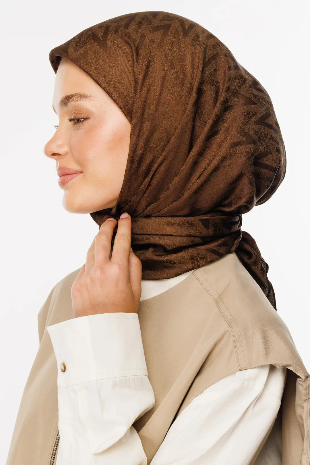 Bitter Nova Pattern Luxury Jacquard Scarf
