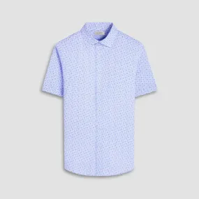Bugatchi - Miles Short Sleeve Modern Fit Shirt - OOOHCotton Tech - 8 way Stretch - GF9104F40