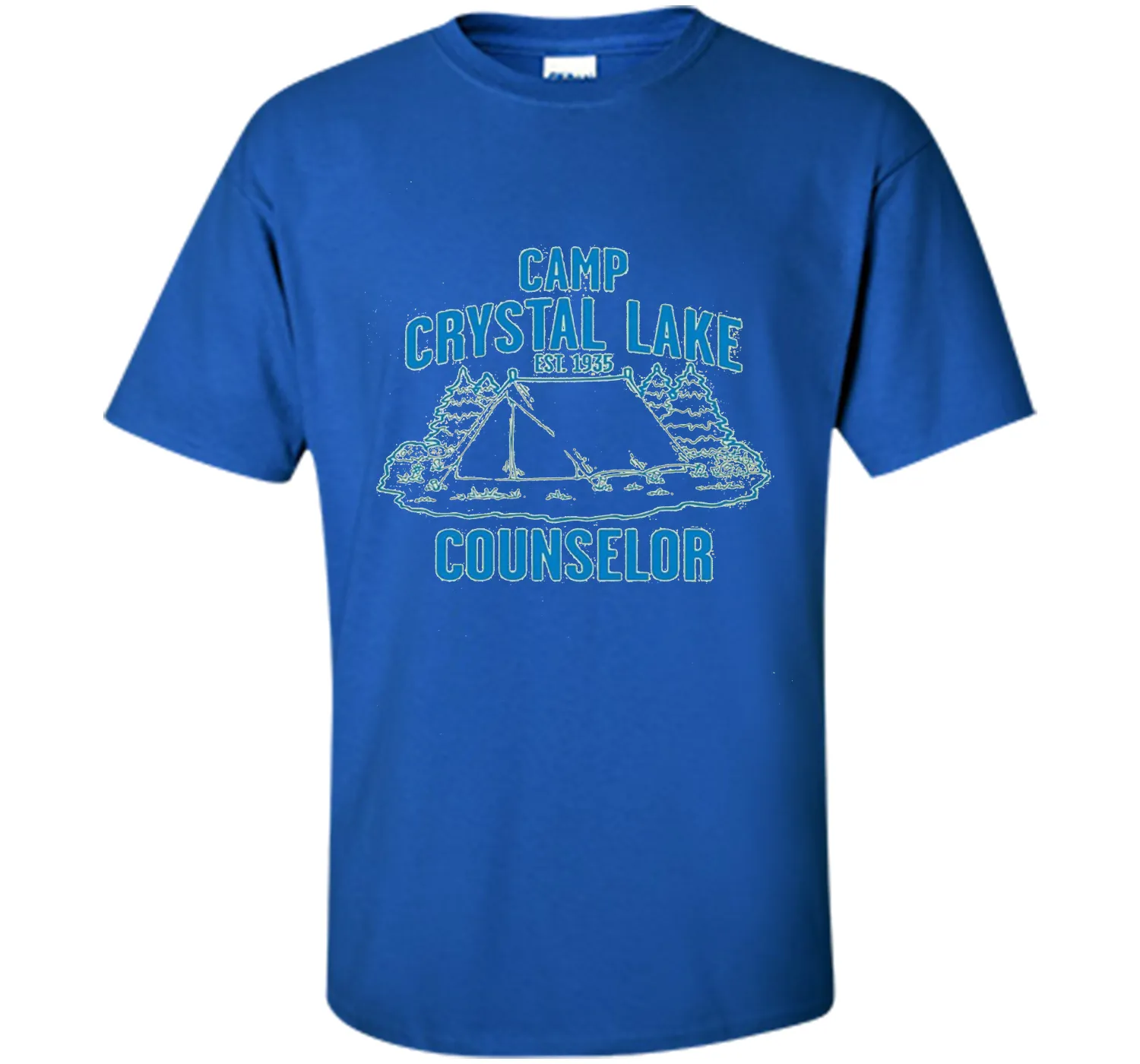 Camp Crystal Lake Counselor Tee Funny Halloween T-Shirt