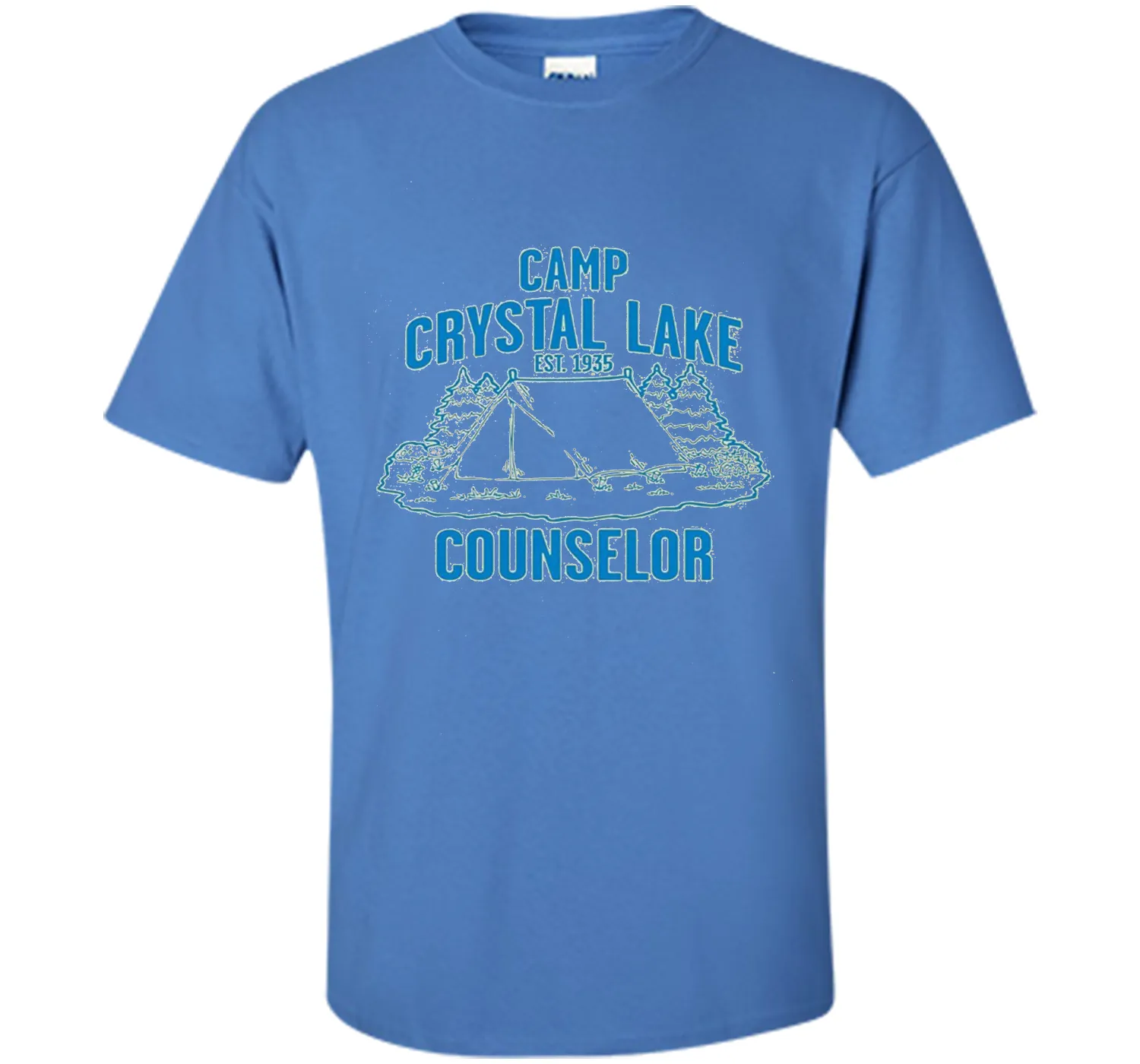 Camp Crystal Lake Counselor Tee Funny Halloween T-Shirt
