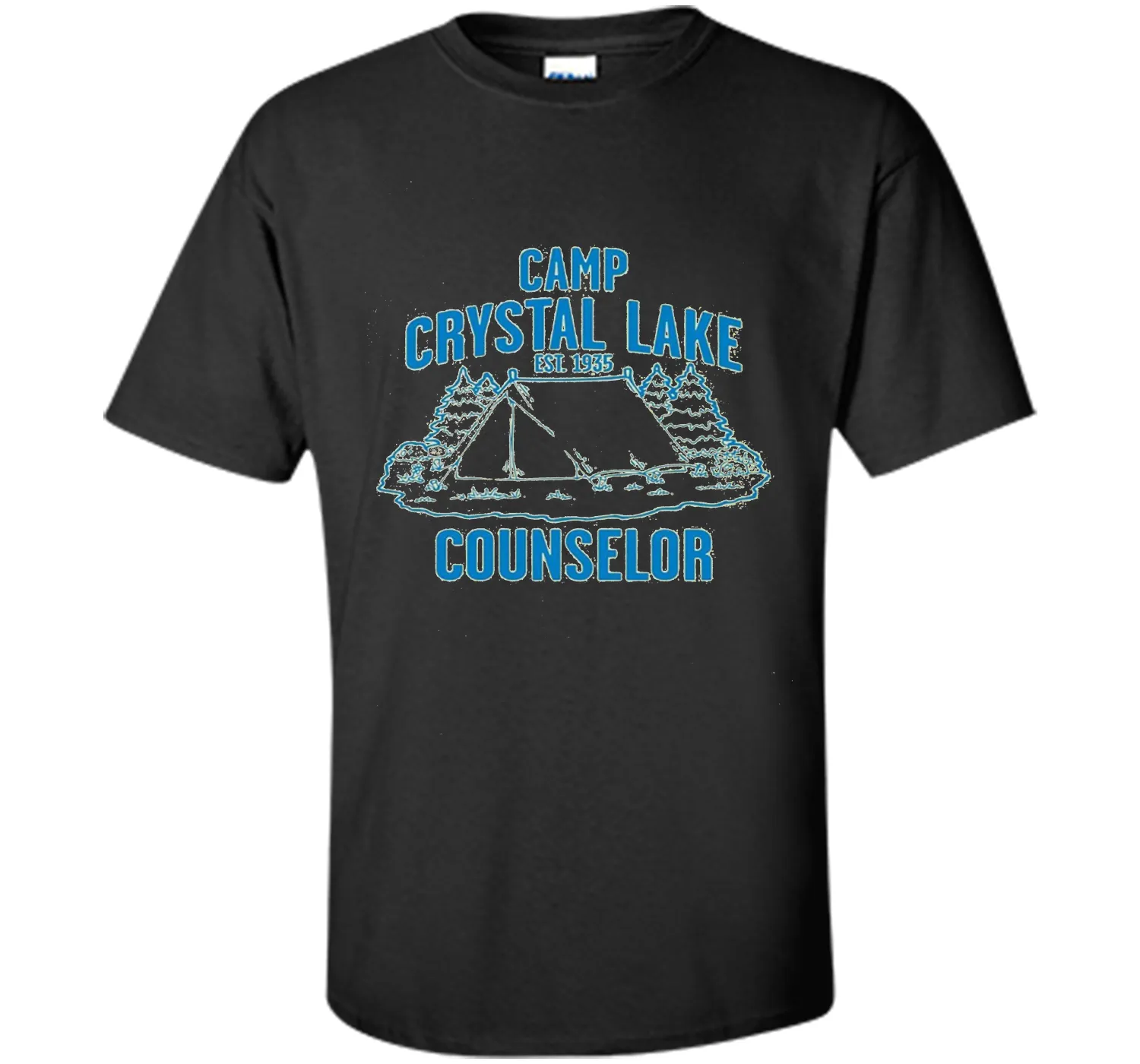 Camp Crystal Lake Counselor Tee Funny Halloween T-Shirt