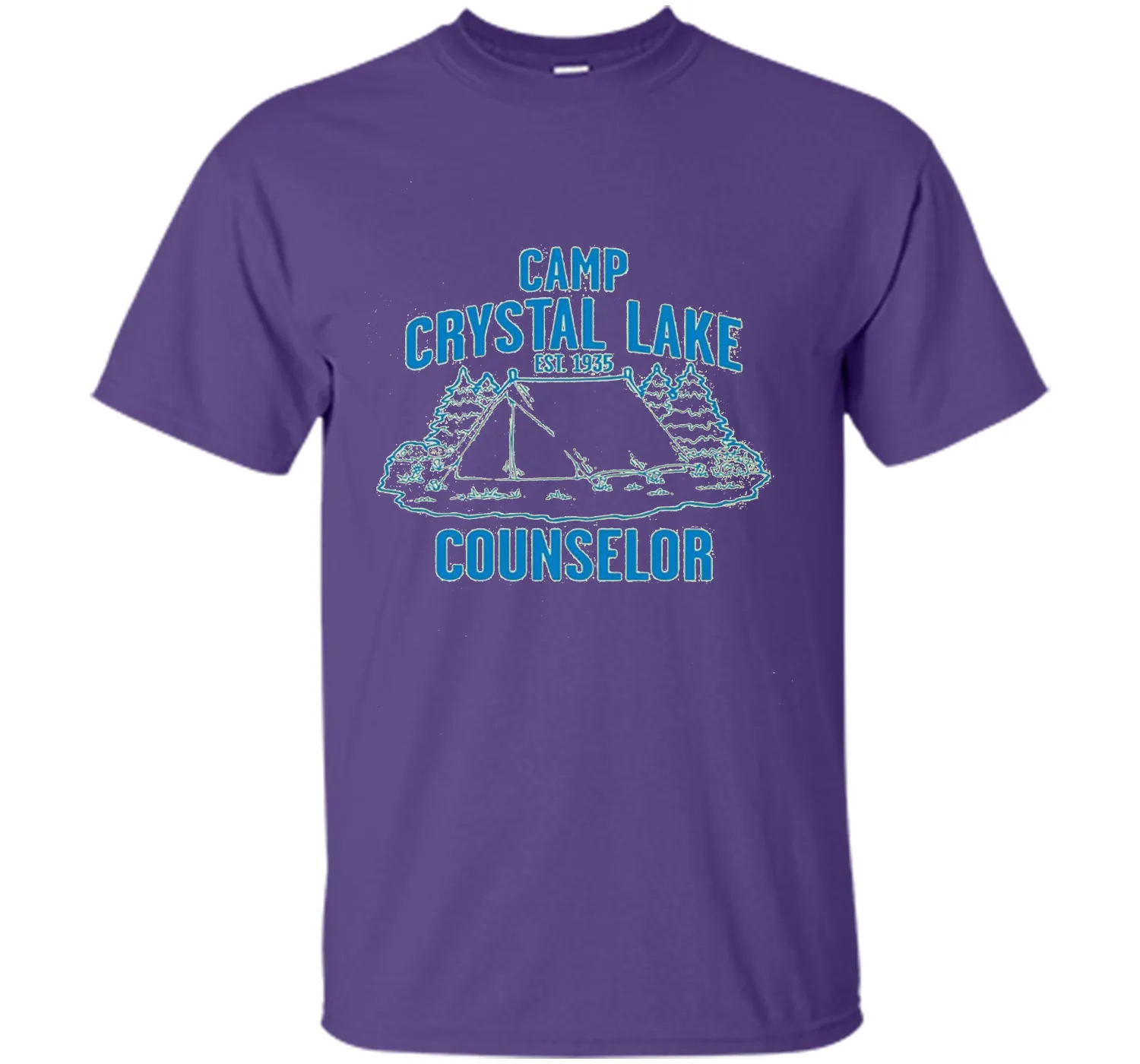 Camp Crystal Lake Counselor Tee Funny Halloween T-Shirt