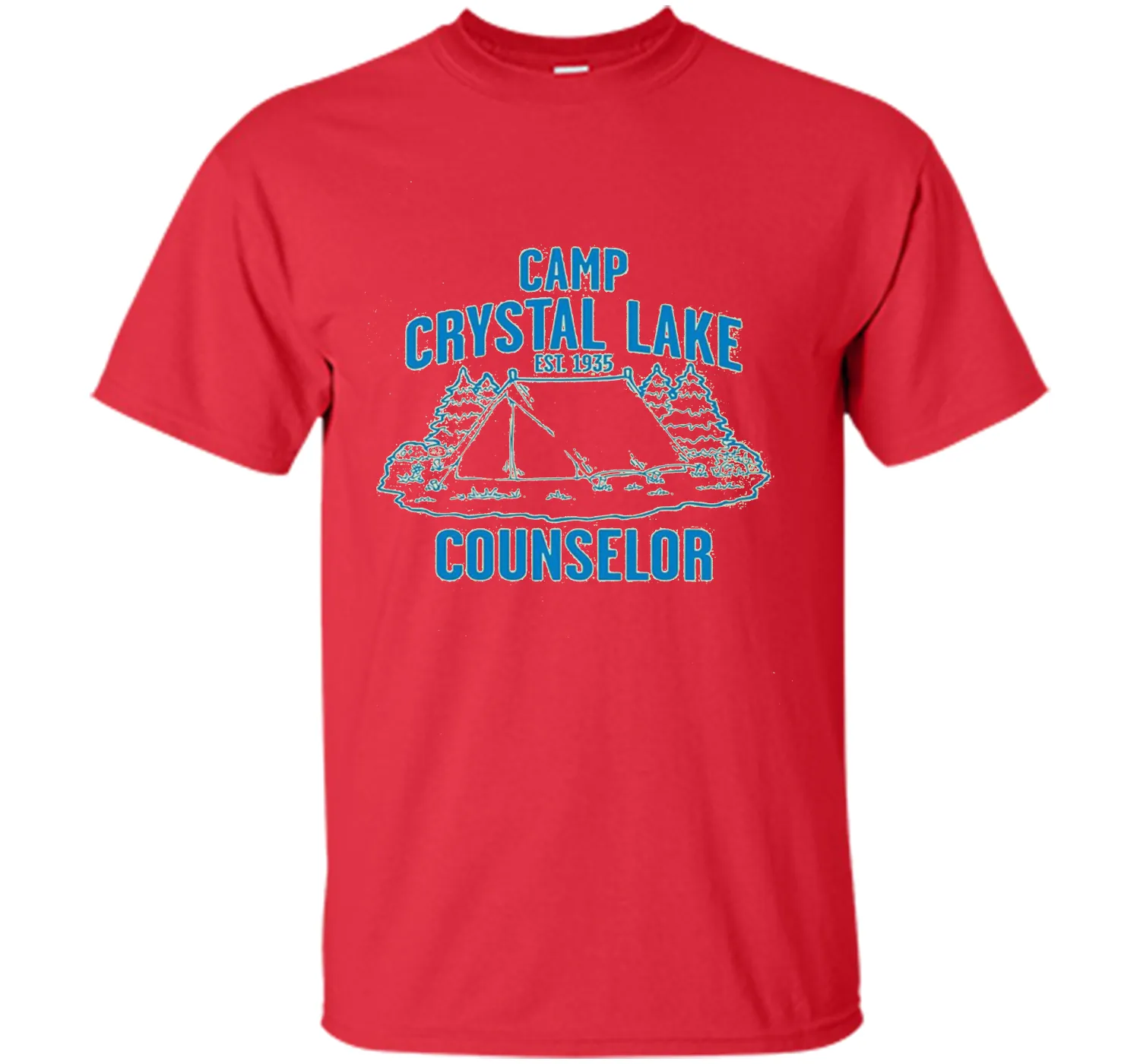 Camp Crystal Lake Counselor Tee Funny Halloween T-Shirt