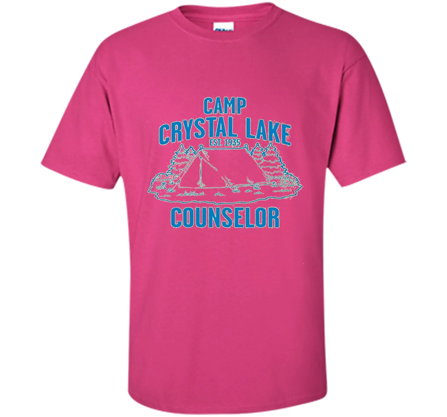 Camp Crystal Lake Counselor Tee Funny Halloween T-Shirt