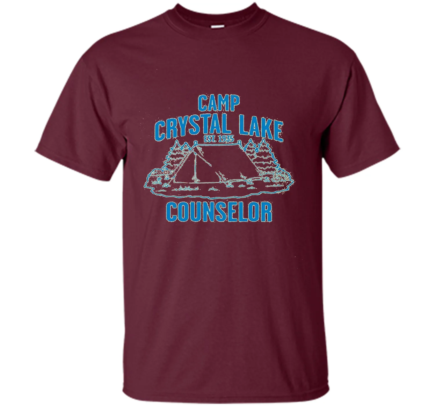 Camp Crystal Lake Counselor Tee Funny Halloween T-Shirt