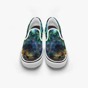 Ceres Split-Style Psychedelic Slip-On Shoes