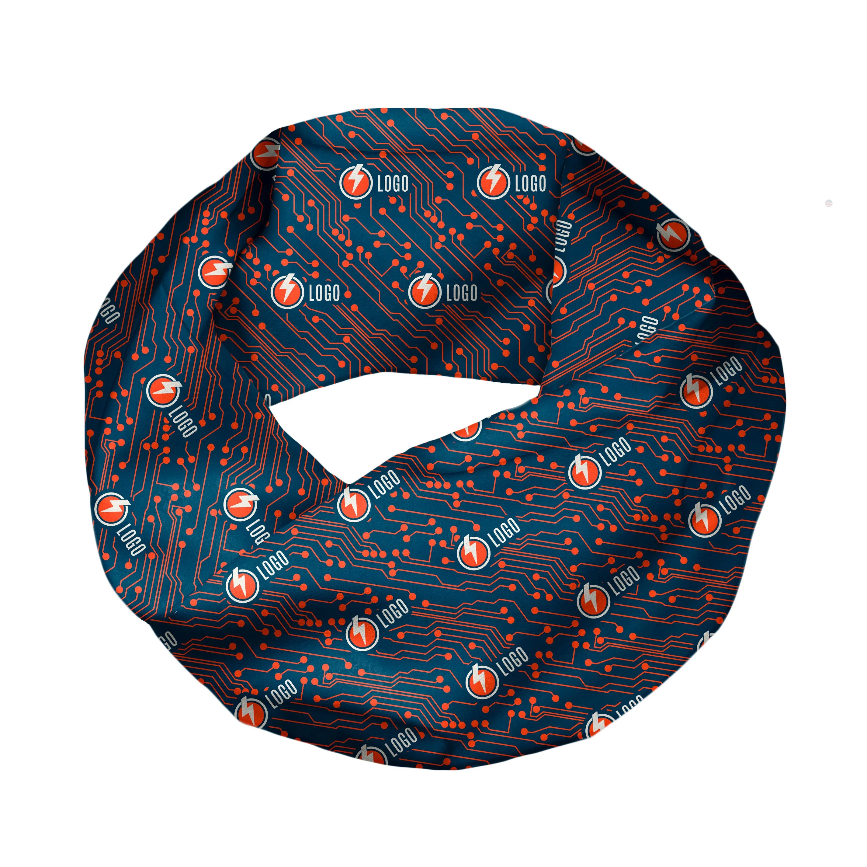 Custom Circuit 2 Logo Infinity Scarf