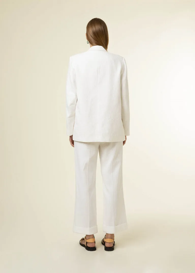 FRNCH Garance  blazer white
