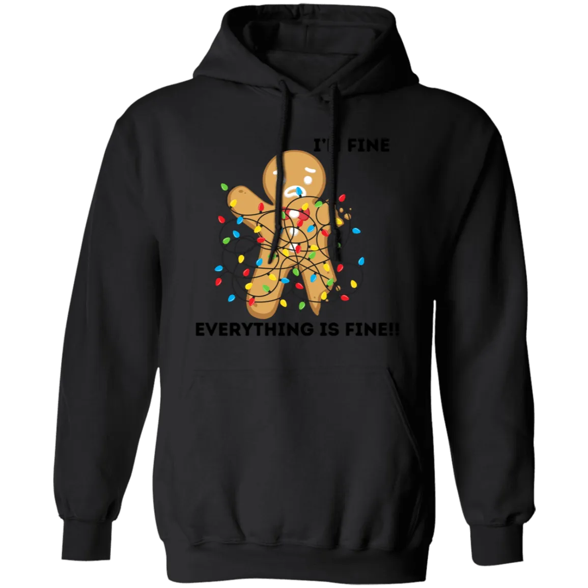 I'm Fine Pullover Hoodie