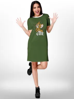 Jerry Love Printed Girls Long T-shirt For Women's