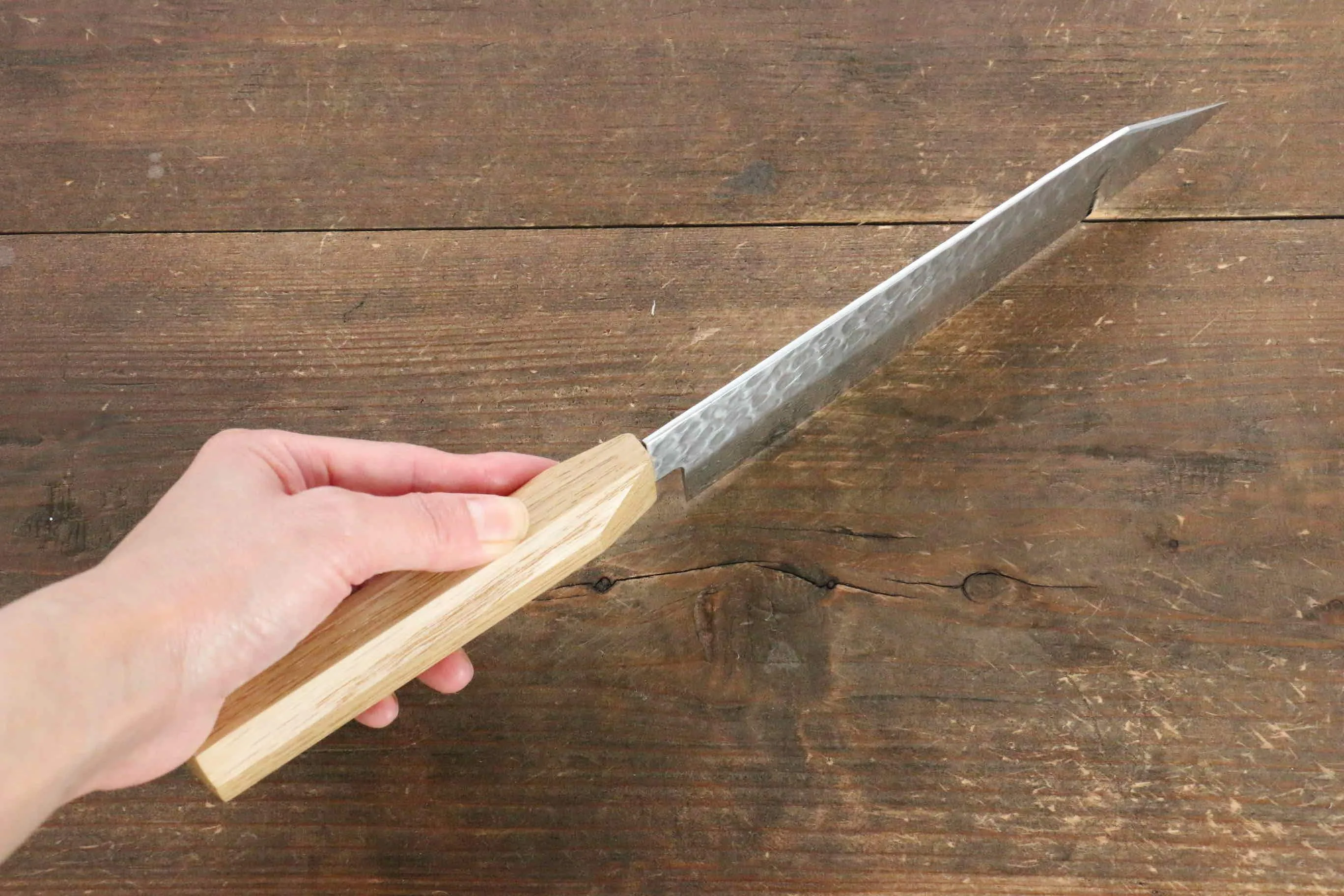 Jikko VG10 17 Layer Santoku  170mm Oak Handle