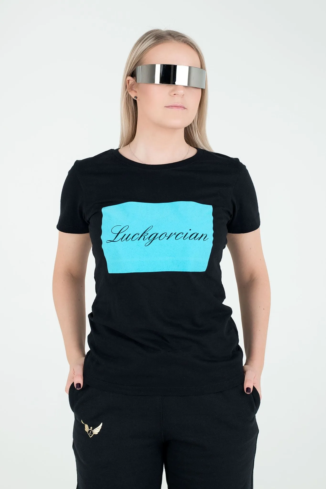 Limited edition  women short-sleeved t-shirt in Flock print