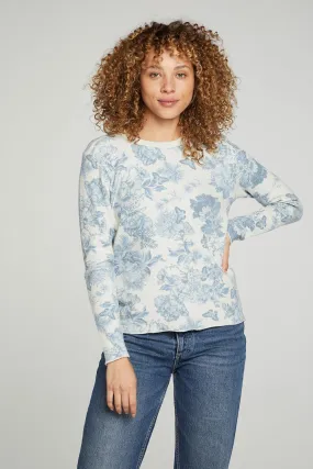 Long Sleeve Tee- Berkshire Blue
