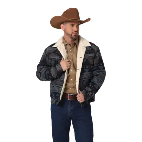 Men's Wrangler Jacquard Sherpa Lined Jacket