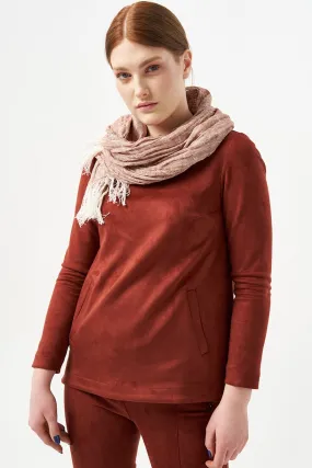 Natural linen scarf