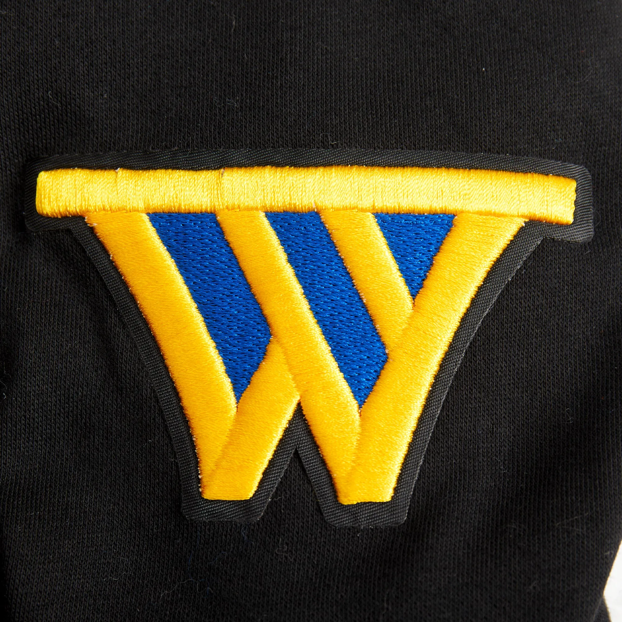 NBA GOLDEN STATE WARRIORS CLASSIC BIG BOYS FLC FZ PO HOODIE (BLACK)