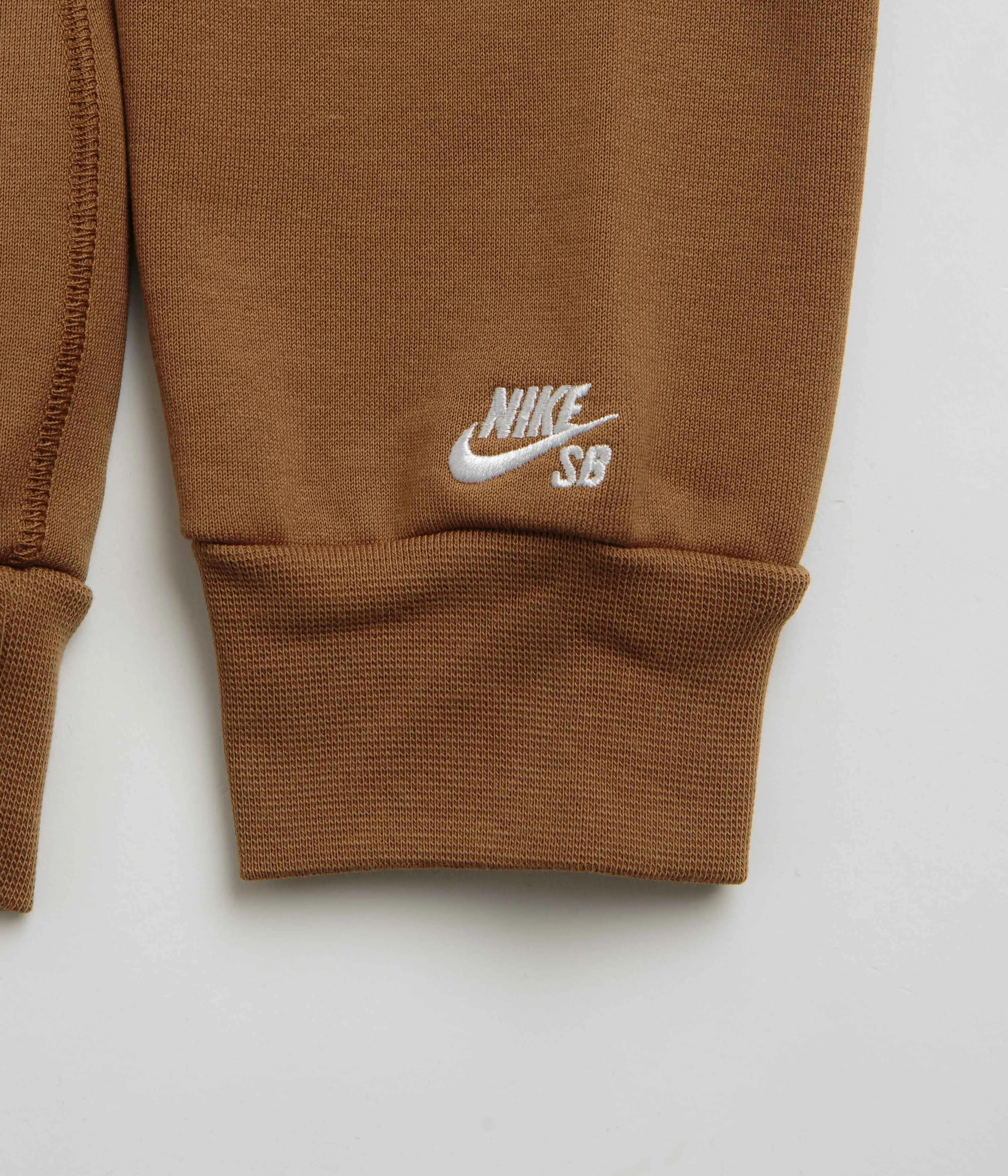 Nike SB N Swoosh Hoodie - Light British Tan / White