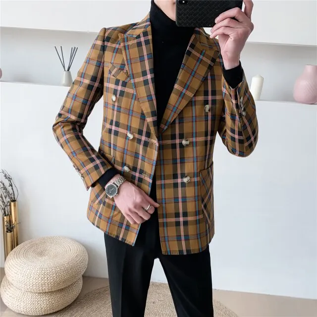 Norman - Dark Academia Dinner Blazer For Men Slim Fit