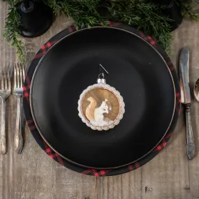 Open Globe Squirrel Ornament