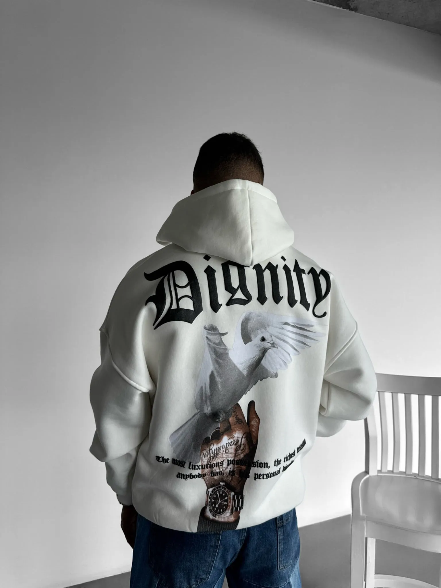 Oversize Dignity Hoodie - Grey