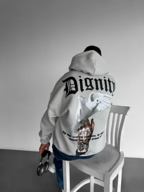 Oversize Dignity Hoodie - Grey