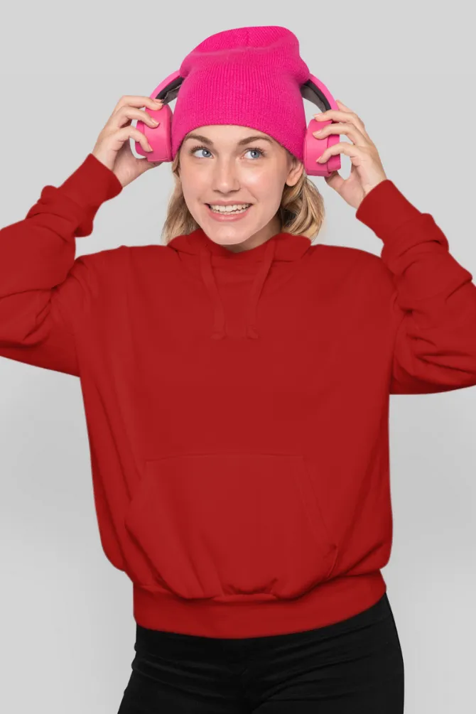 Red Hoodie for women