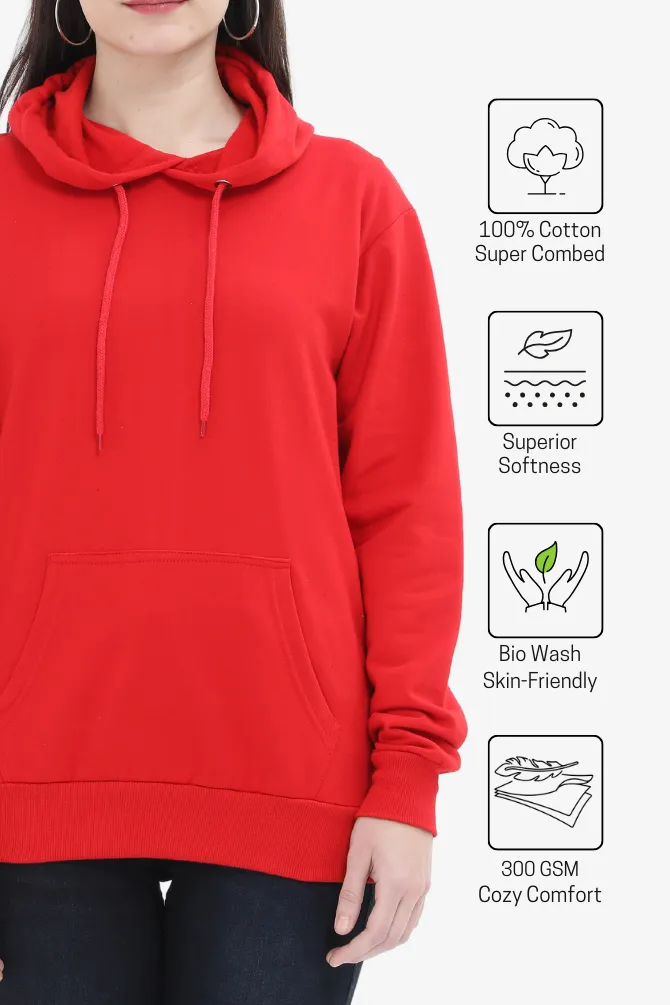 Red Hoodie for women