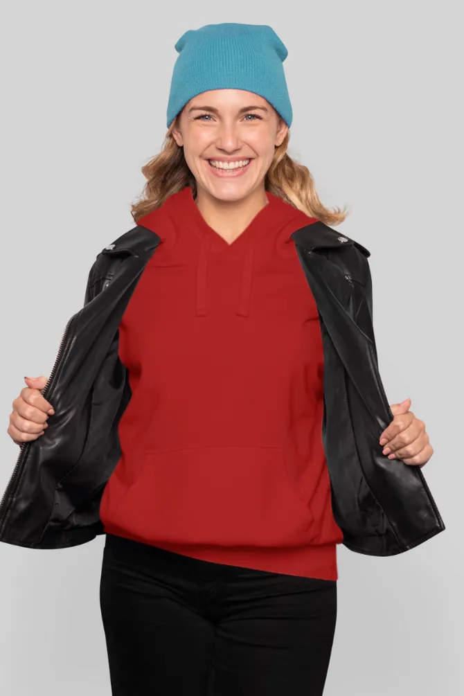 Red Hoodie for women