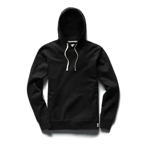 Reigning Champ Men Knit Mid Wt Terry Pullover Hoodie Black RC-3206-BLK