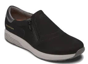 Rockport Women's TruStride Slip On Black Nubuck