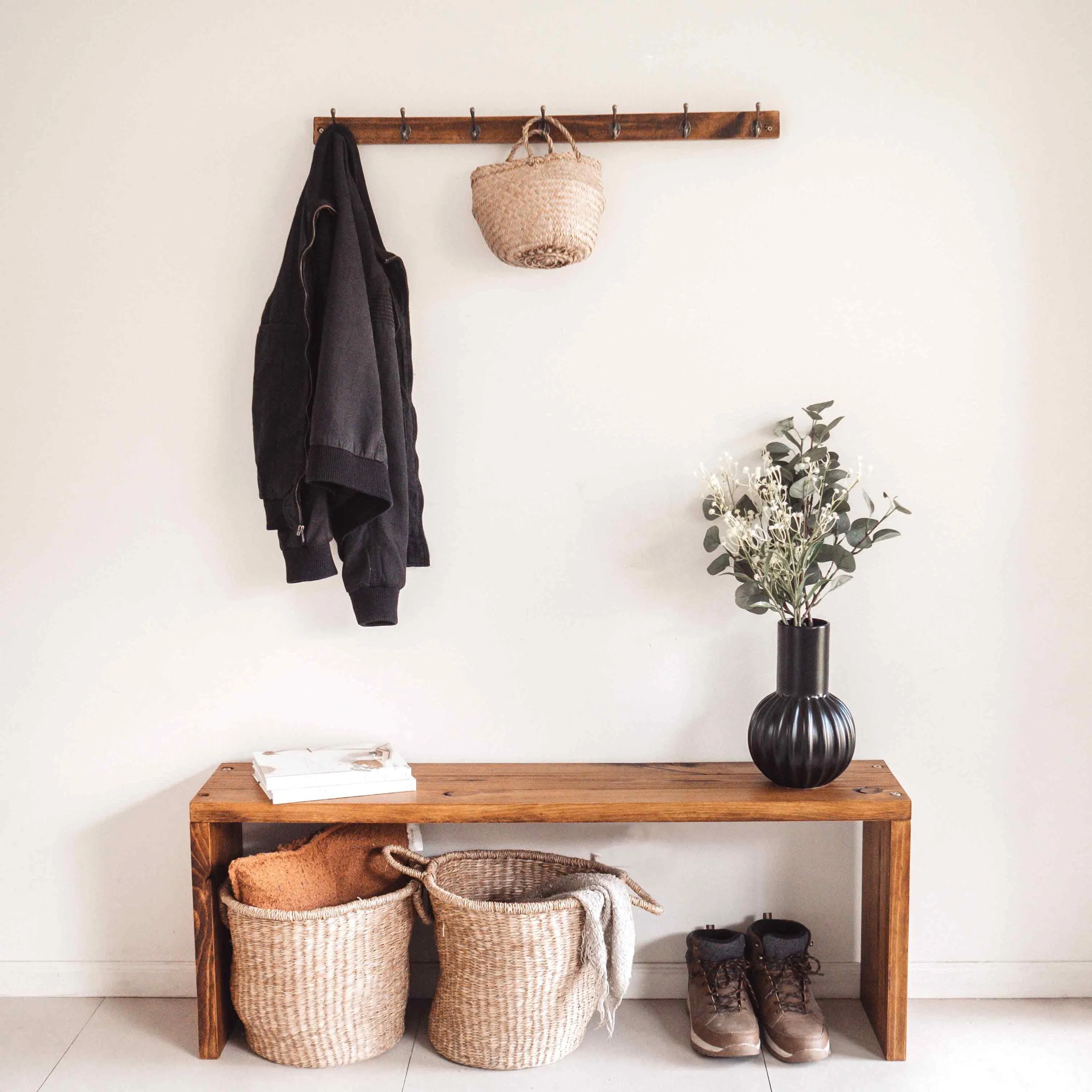 Rustic Wall Coat Rack