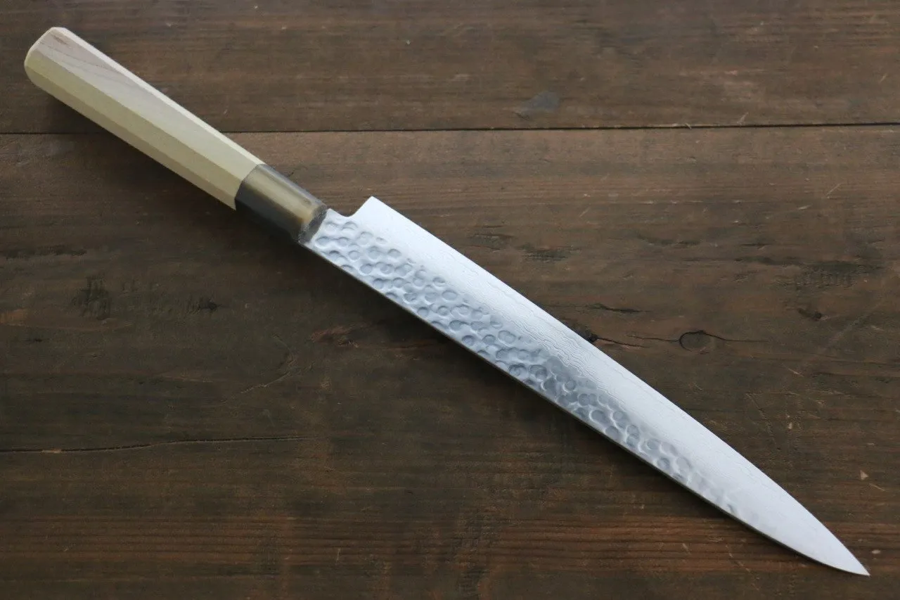 Sakai Takayuki 45 Layer Damascus AUS10 Stain Resistant Steel Sujihiki Sushi Japanese Chef Knife 240mm