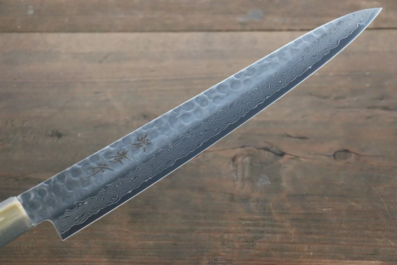 Sakai Takayuki 45 Layer Damascus AUS10 Stain Resistant Steel Sujihiki Sushi Japanese Chef Knife 240mm