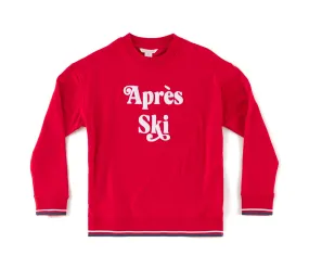 SHI Red "APRES SKI" SWEATSHIRT