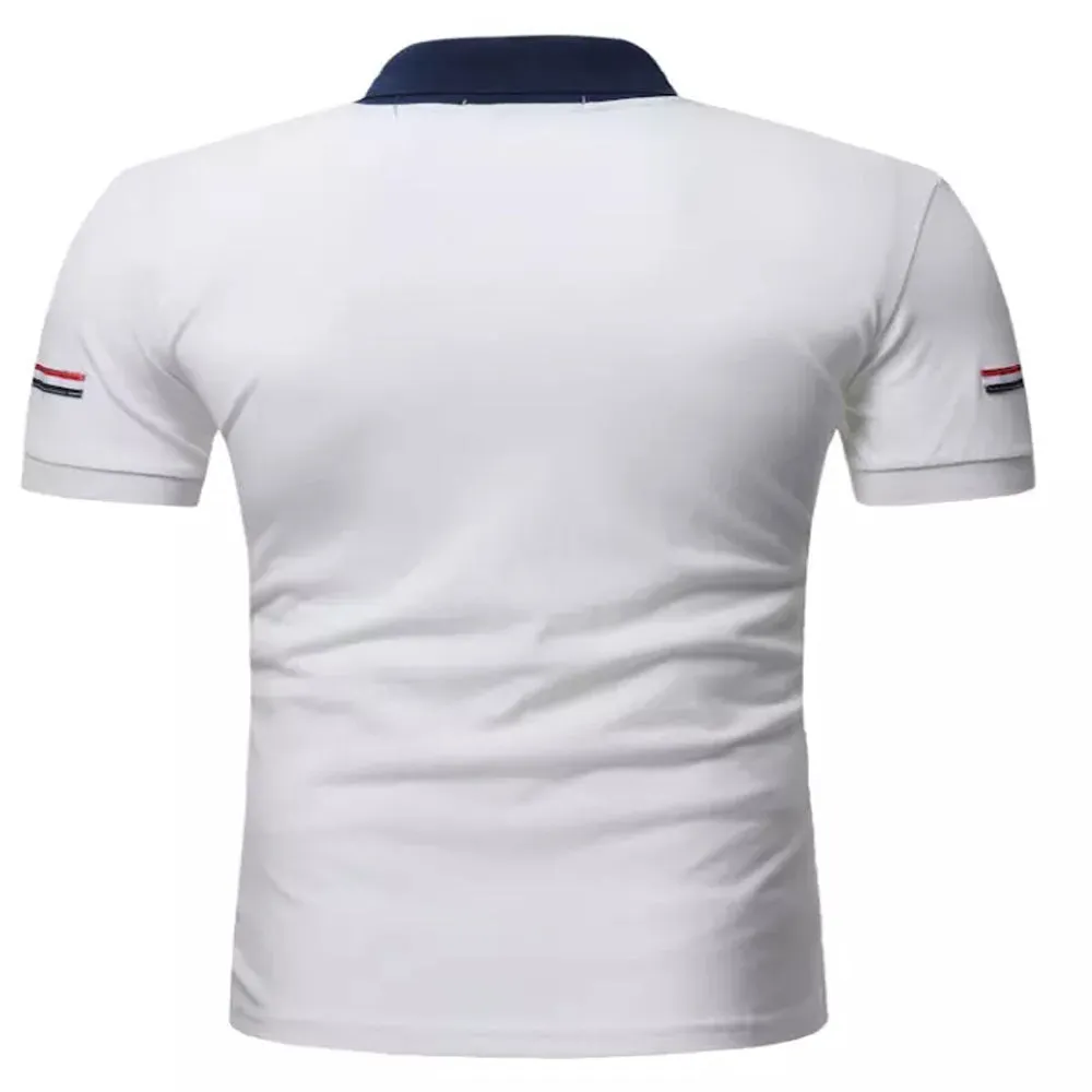 Sidiou Group Mens High Quality 100% Cotton Custom Polo Shirt