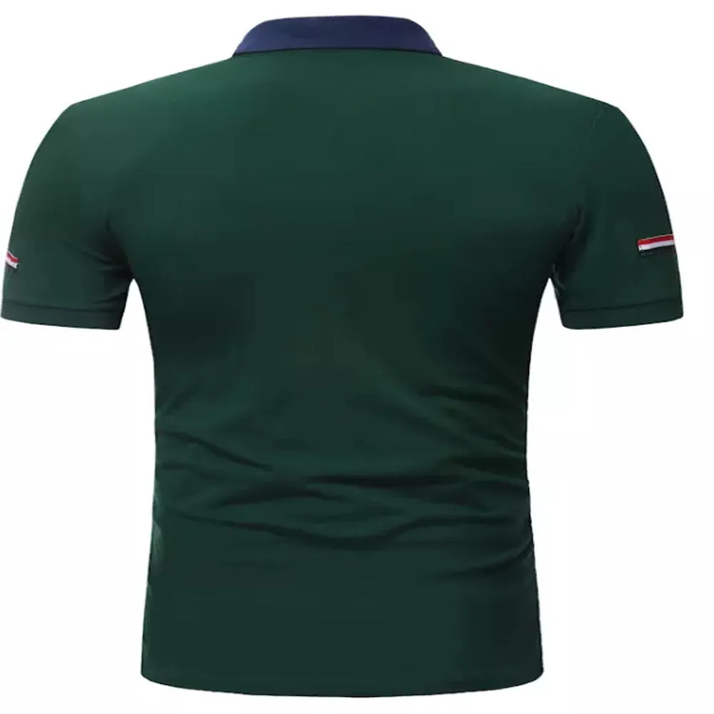 Sidiou Group Mens High Quality 100% Cotton Custom Polo Shirt