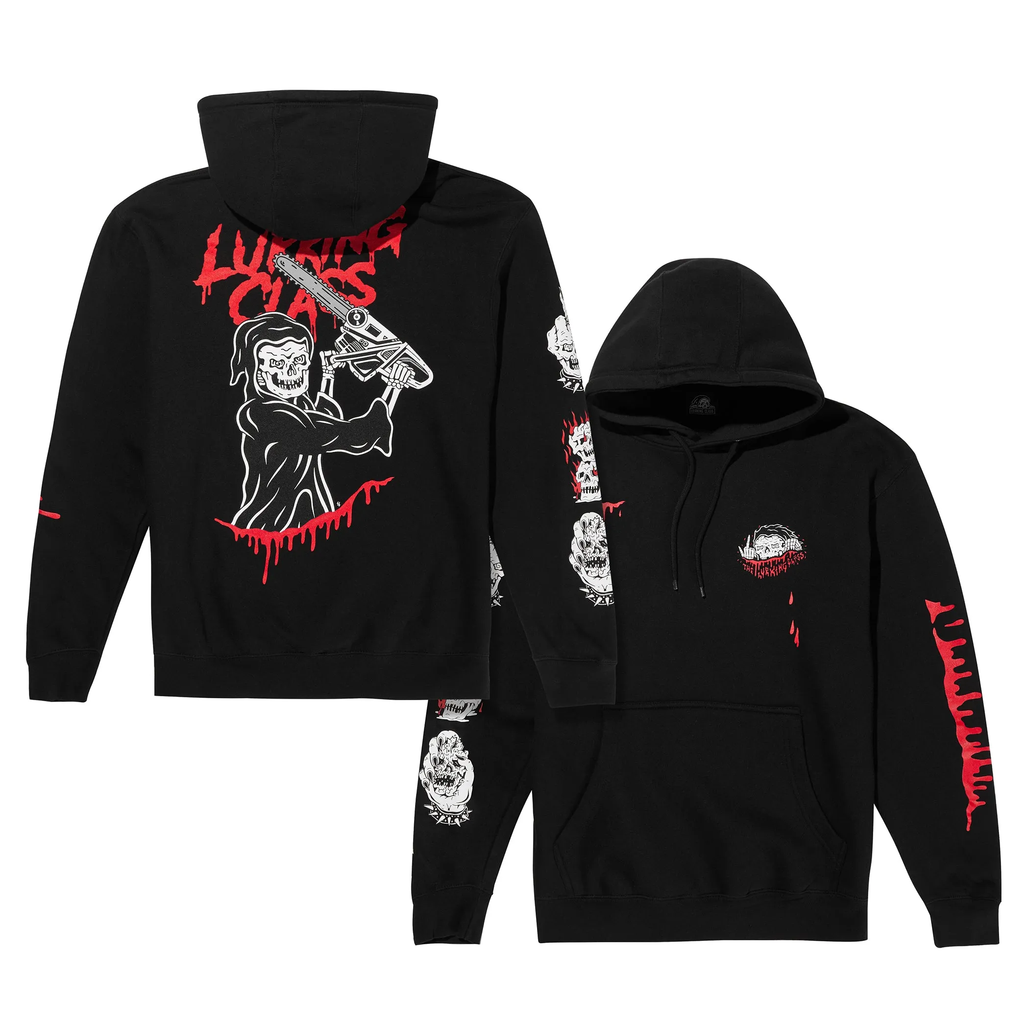 Slash Pullover Hoodie - Black