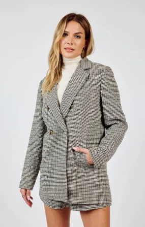 Spinning Records Houndstooth Blazer