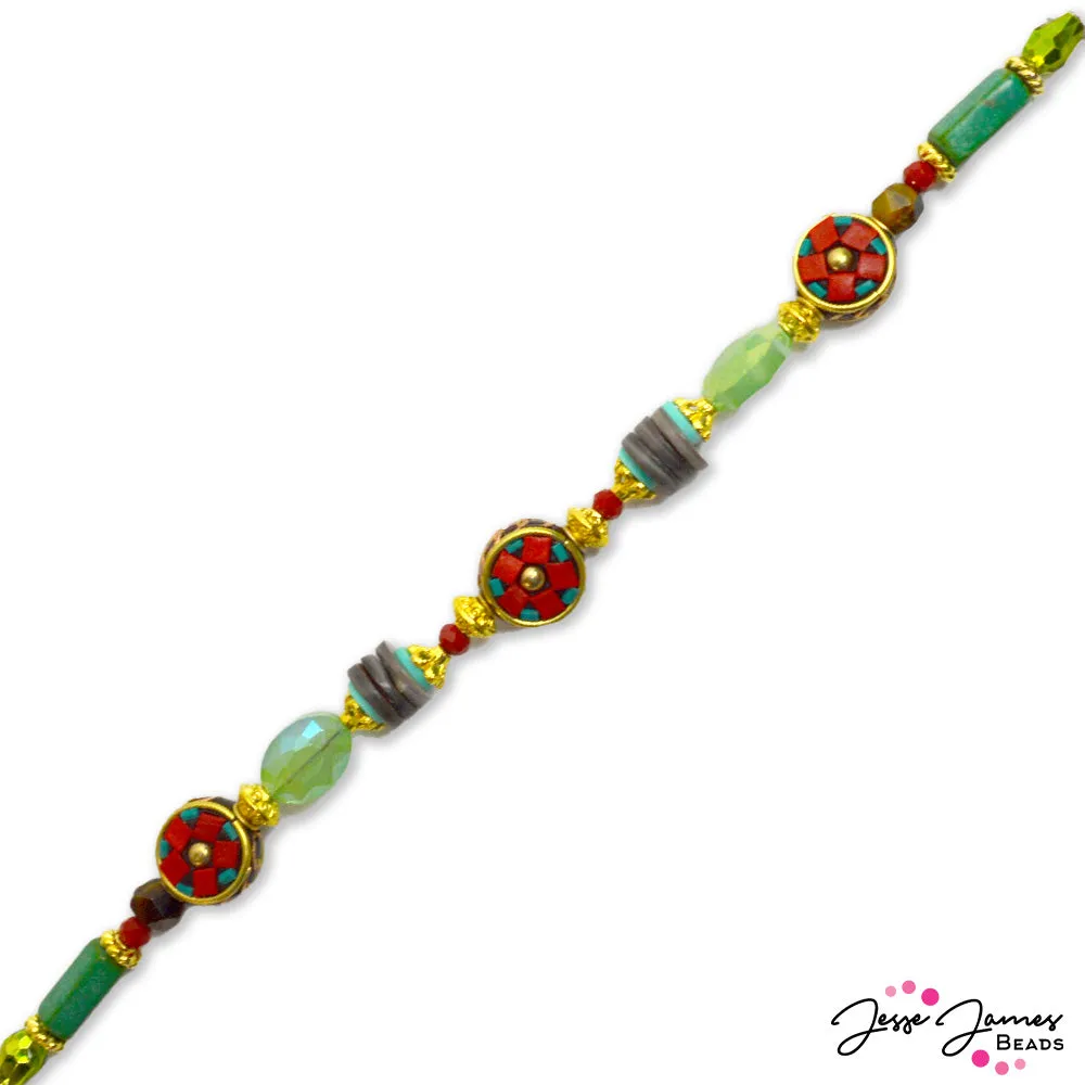 Winter Workshop Bead Strand in The Gardens of Oaxatepec