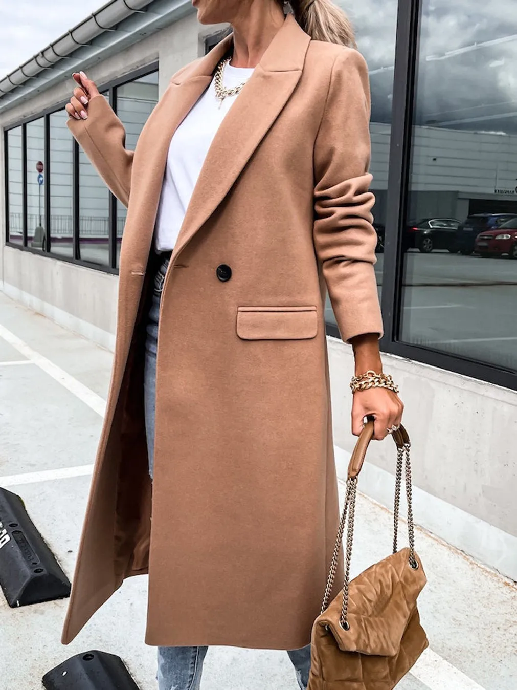 Women's Casual Solid Color Coat