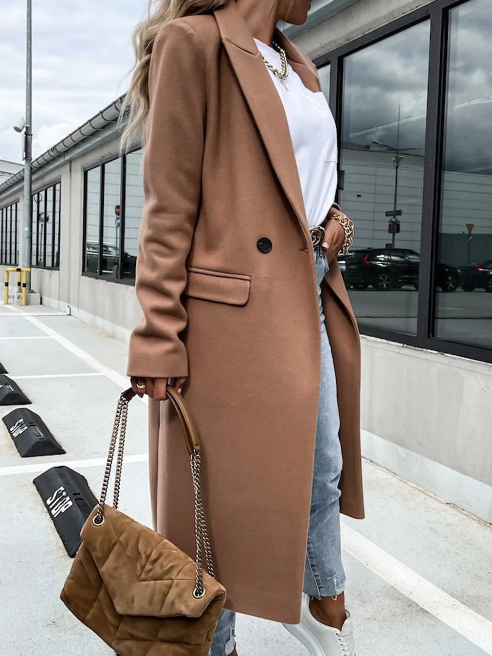 Women's Casual Solid Color Coat