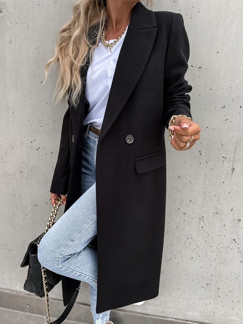 Women's Casual Solid Color Coat