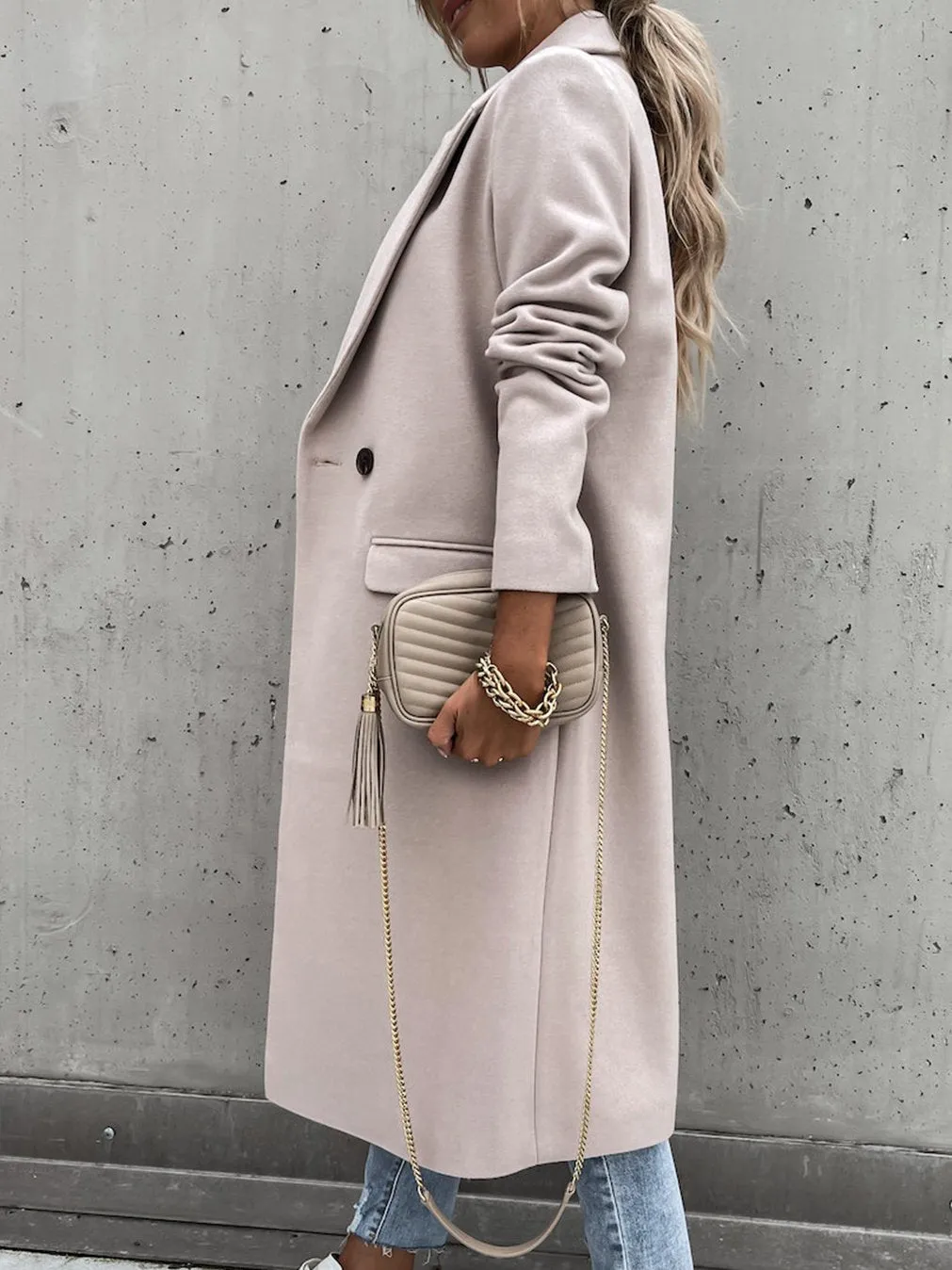 Women's Casual Solid Color Coat