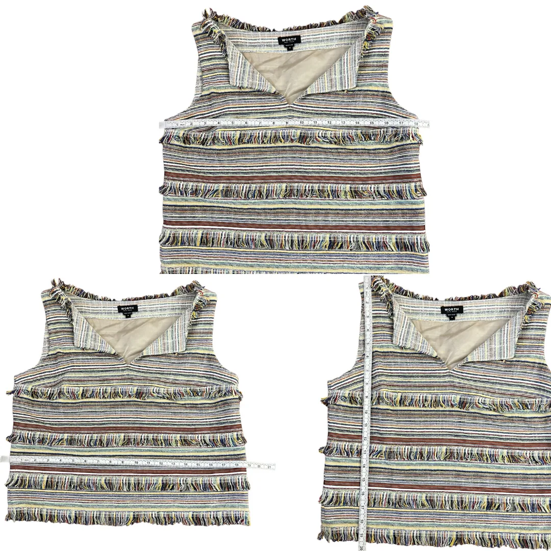 Worth Sleeveless 2Pc Skirt & Sleeveless Top Set Size Medium